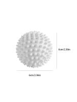 Bola De Lavado Antidesatornilladora TPR Blanca Pura Para Eliminación De Suciedad Y Enredos En Lavadora Circulares - details 8