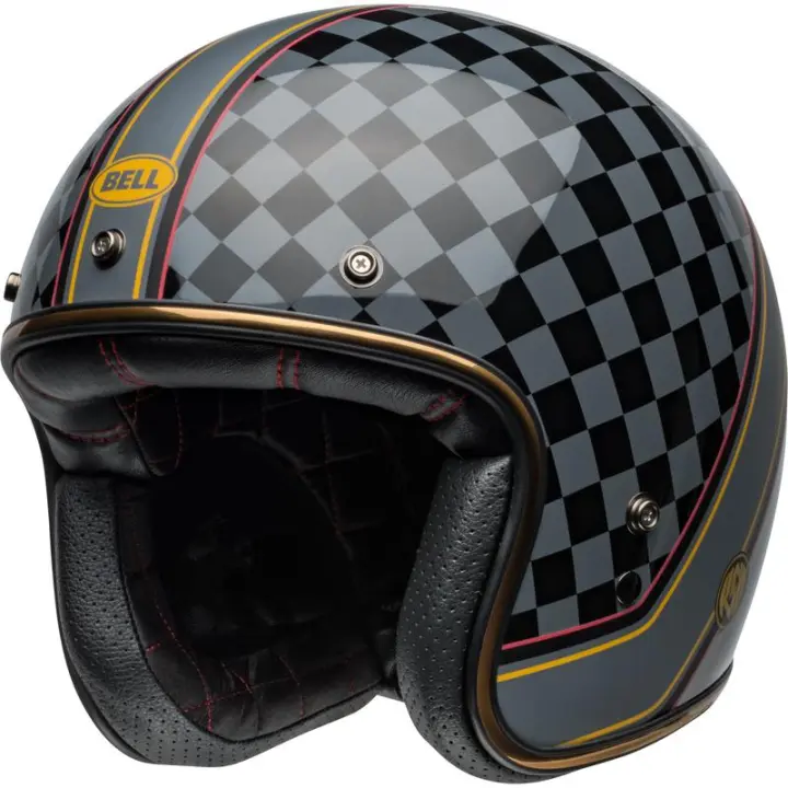 Casco BELL Custom 500 - RSD Wreakers Gloss Black/Gold TALLA L - 1