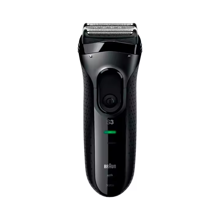 BRAUN 3020S AFEITADORA ELÉCTRICA SERIES 3 LAVABLE MICROCOMB - 1