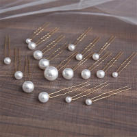 Barretta De Metal En Forma De U Para Mujer Con Perlas Simuladas Accesorio De Cabello Para Boda Estilo De Peinado De Novia Herramienta De Diseño De Pelo - details 6