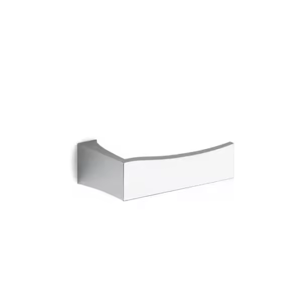ALEXA Unisan portarrollos para baño en latón y zamak con acabado cromo resistente y elegante - 1