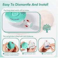 Lima Electrica Uñas Bebe Con 6 Puntas Intercambiables Pequeño Ruido - details 3