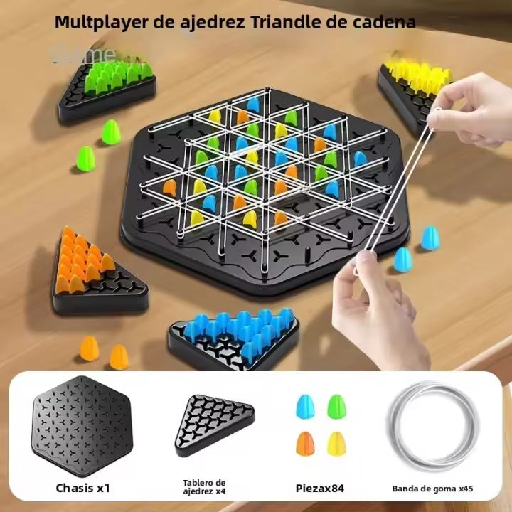 Juego De Ajedrez Interactivo Multijugador Geometría Juguete De Lógica Para Mesa Para Niños Desafío Mental Educativo - 1
