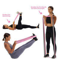 Set De Bandas De Resistencia Largas Para Gimnasio Ejercicios De Yoga Y Entrenamiento De Muslos Adecuado Para El Hogar - details 3