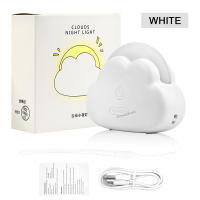 Luz Nocturna De Nube Creativa Blanca Y Azul Para Dormitorio Y Niños Luz LED Mini USB Sin Cable Forma De Nube Adorable Regalo Original Con Batería Incluida - details 12