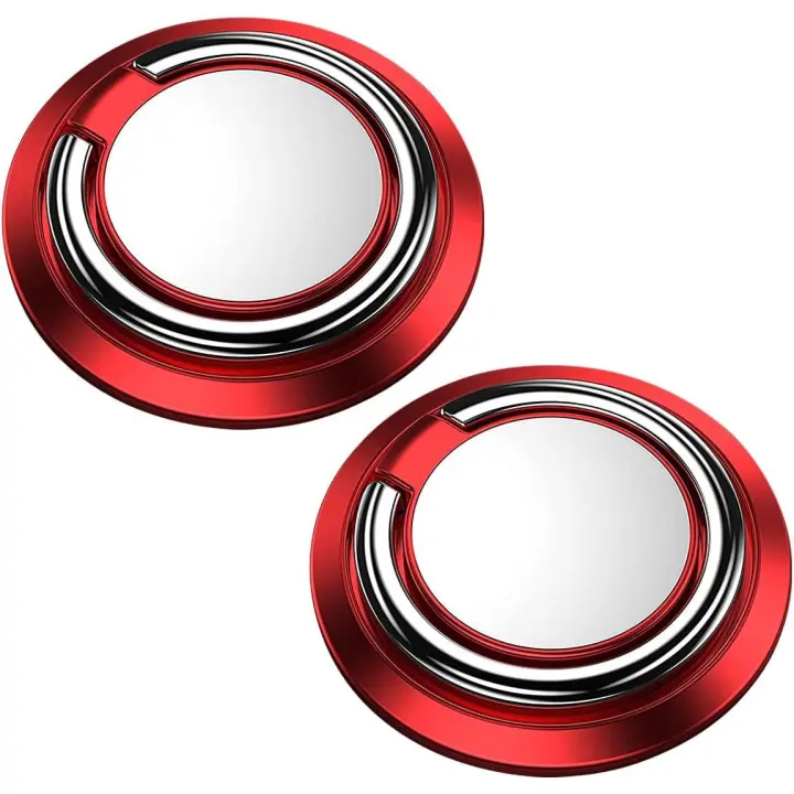 piezas de soporte de anillo para teléfono móvil, soporte de anillo magnético para dedo, soporte para automóvil, bucle de teléfono móvil ajustable de 360 grados para todos los teléfonos inteligentes - 1