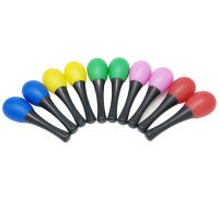Maracas De Plástico 2X Instrumentos Musicales De Percusión Juguetes Para Grupos Escolares Y Sensory Hammer Rattle Shaker - details 1