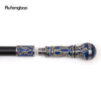 Bastón De Moda Plateado Azul Con Manija Redonda Decorativa Para Fiesta Cane De Lujo Elegante 93cm Con Punta De Goma - details 8