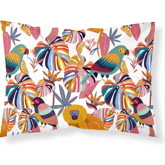 BL BELUM -  Funda de almohada 100% algodón modelo Keila 1 de 50x80cm - 1