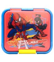 Tupper sandwichera infantil Spiderman con tres compartimentos - details 0