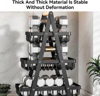 Cesta De Frutas De Tres Niveles Para Encimera Organizador De Cocina Almacenamiento Y Sala De Comedor Material Duradero - details 6