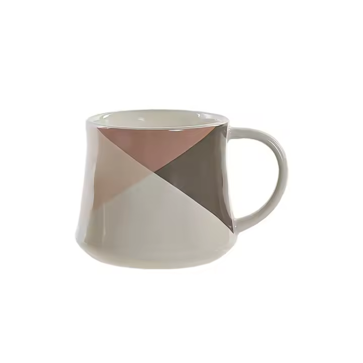 Item Taza de Gres 13 x 9,5 x 8,5 cm - Capacidad 385 ml - Diseño Multicolor - Apta para Lavavajillas y Microondas - Ideal para Café, Té y Bebidas Calientes - Resistente y Duradera - Perfecta para Uso Diario - 1