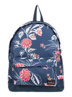 Mochila Roxy Sugar Baby 16L Azul estampadoo floral - 41 cm de alto, 32 cm de ancho, 11 cm de fondo y capacidad para 16 Litros - fabricada con tejido mezcla de poliéster REPREVE™ trazable hecho de botellas de plástico recicladas - details 0