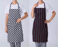 Delantal De Cocina Para Hombres Y Mujeres Estilo Simple Con 2 Bolsillos Para Restaurante BBQ Y Servicio En Barra Material De Lona Sin Mangas - details 1