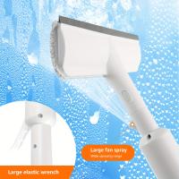Profesional Escobilla Para Ventanas Con Retrovisor Doble Y Spraying Fácil De Limpieza Cepillos Para Ventanas Altas Y Puertas De Vidrio - details 1
