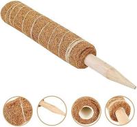 Tótem de musgo de coco Palo de coco para planta Tótem de musgo de coco para planta de jardín Plantas trepadoras de interior Plantas trepadoras de extensión, 30cm, 2 piezas - details 1