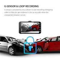 Nueva Cámara De Coche 2024 Con Cámara Frontal Y Trasera DVR De Vídeo Para Coche Grabadora De Video Black Box HD 1080P Visión Nocturna Grabadora Del Conductor - details 4