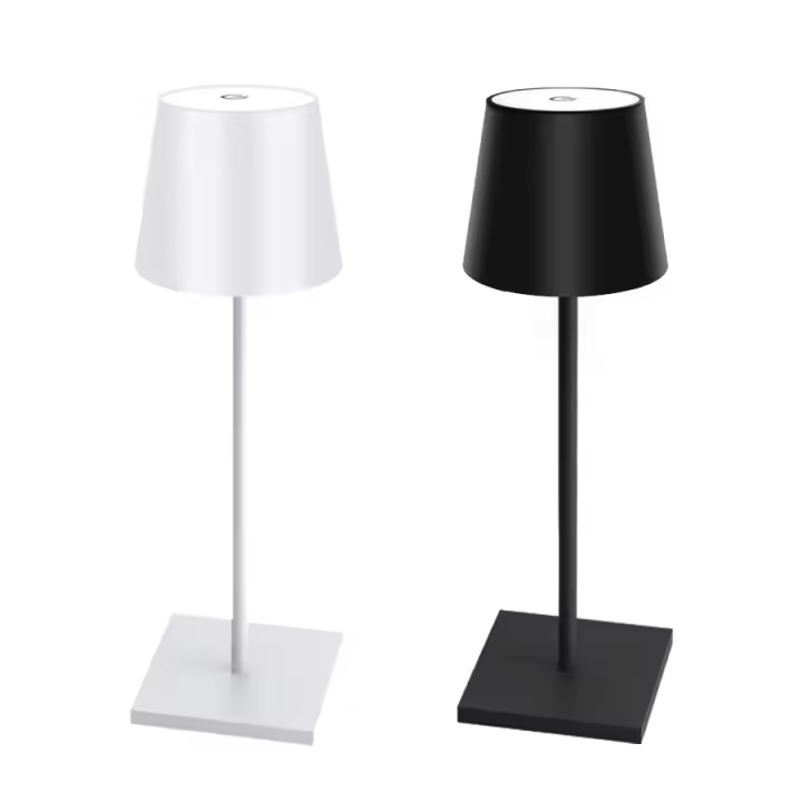 Lámpara De Mesa LED Recargable Por USB Con Interruptor Táctil Luz De Lectura Para Dormitorio Decoración De Ambiente Con Iluminación De Barra Y Pared - 1