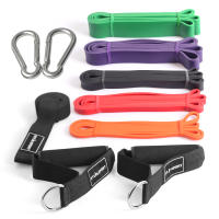 Lixada Set De 5 Bandas De Resistencia Para Ejercicio De Poder Y Estiramiento Con Bolsa De Transporte Adecuado Para Entrenamiento De Muslos Brazos Cintura Y Abdomen - details 17