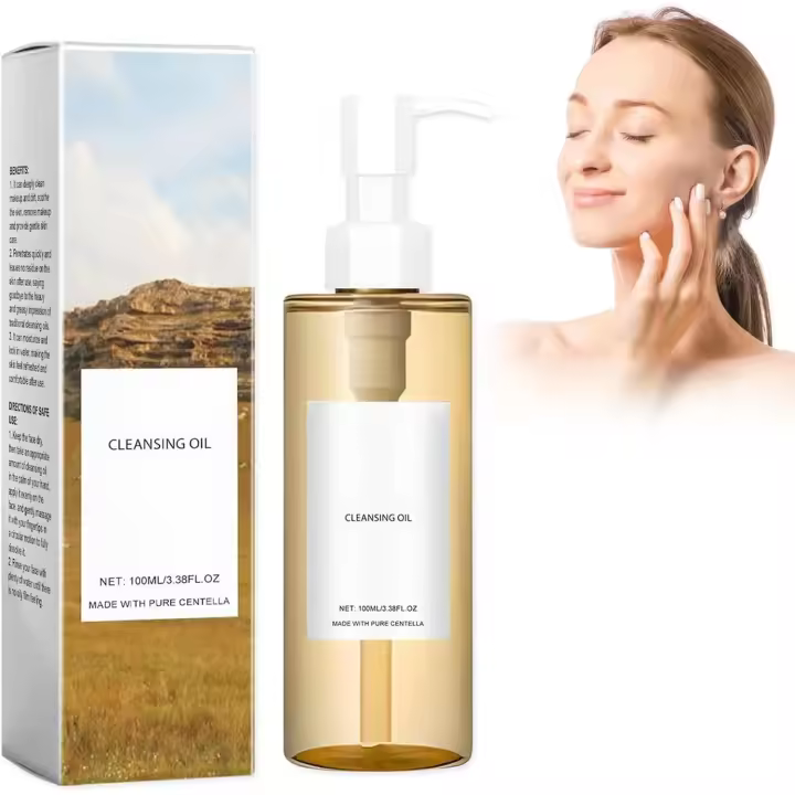 Make-up Remover Cleansing Oil 100ml Aceite Limpiador Desmaquillante, Aceite Limpiador Ligero, Desmaquillante de Ojos Labios, Limpieza Refrescante y Suave del Maquillaje de Rostro y Labios - 1