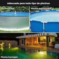LED ATOMANT Luz piscina LED sumergible RGB 10W IP68 con control remoto y APP Bluetooth, Lámpara decorativa impermeable para instalación en superficie, Iluminación multicolor - details 6