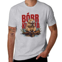 Camiseta De Hombre Oversize Con Estampado De Gráfico De Zorro Nuevo Bóbr Casual Verano Camiseta Transpirable Y De Secado Rápido Para Ejercicio - details 12