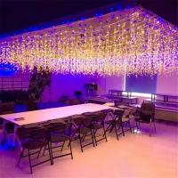 Luces De Navidad De LED En Forma De Gota 4X0.6M Para Decoración De Fiesta Bodas Dormitorio Callejeras Guirnalda De Farolillos - details 3