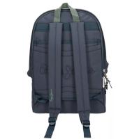 Mochila Portaordenador Pepe Jeans Tom 44 cm azul y verde adaptable a carro - compartimento independiente en la parte de atrás con acceso directo a un bolsillo acolchado específico para llevar el portátil y la tablet - details 4