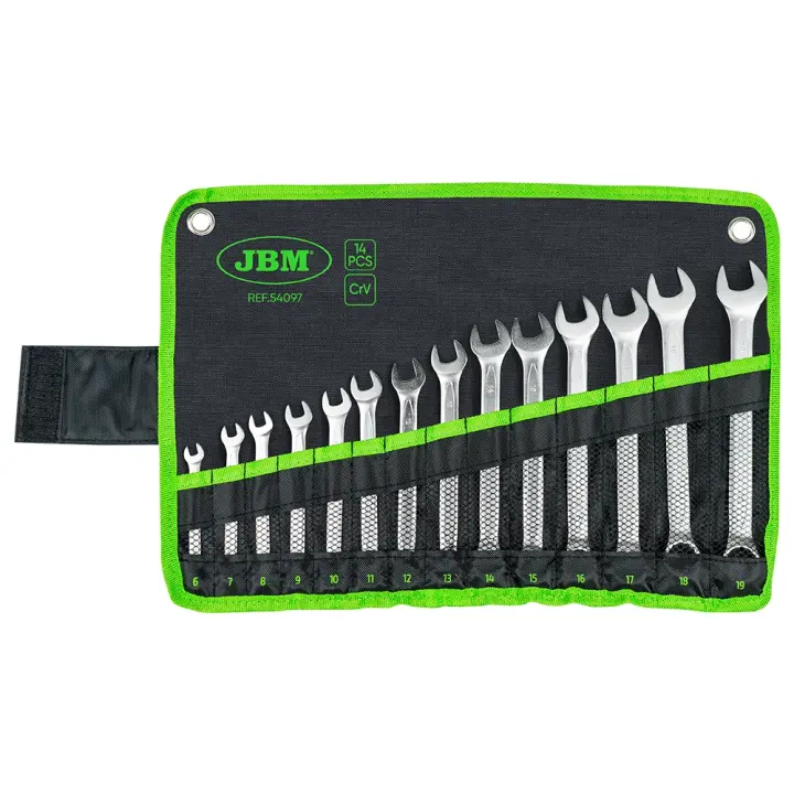 Kit de 14 Llaves Combinadas JBM - Alta Calidad - 1