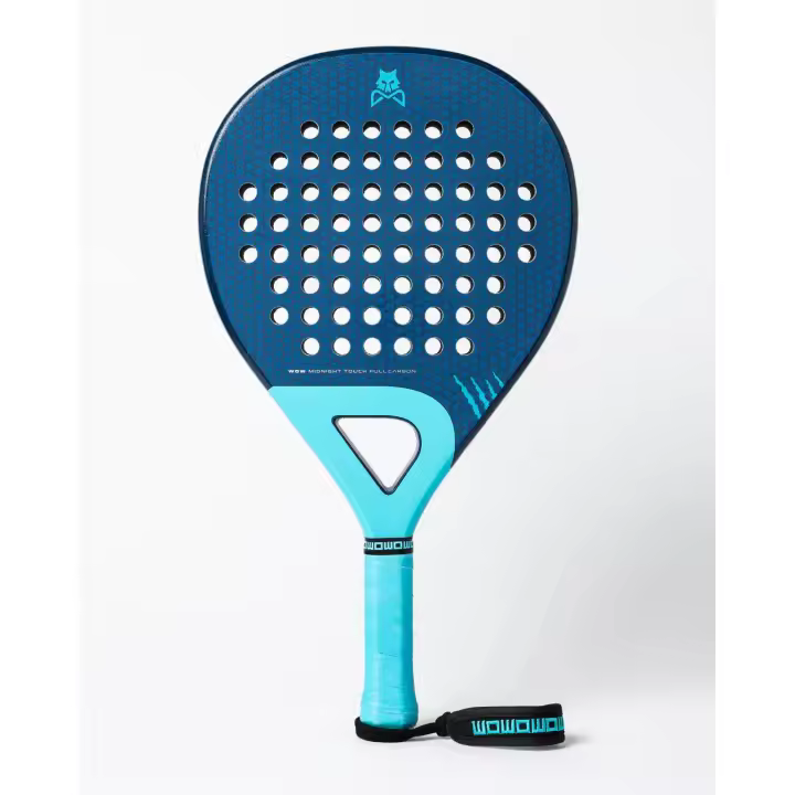 Pala de pádel Wolf On Wings - Full Carbon 3K para un juego potente y preciso en la pista, Forma de Lágrima, Nivel Intermedio - 1