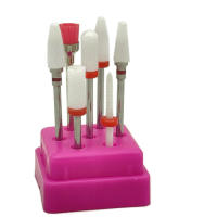 Juego De 7 Piezas De Corte Para Manicura Cortadores De Cerámica Para Broca Eléctrica Máquina De Manicura Y Pedicura Corundum - details 7