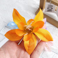 5/10Pcs Flores Artificiales De Seda 7CM Para Decoración De Hogar Boda DIY Bouquet Artesanal Guirnalda Regalo Accesorio - details 6