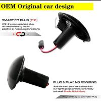 Luces De Señal De Giro Y Marcador Laterales LED Union Jack Amber Para MINI Cooper R55 R56 R57 R58 R59 Lámpara De Flanco 12V Amarilla - details 3