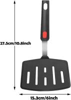 Espátula de silicona para pescado Turner Espátula denso semicircular Tortilla Espátulas para panqueques para utensilios - details 0