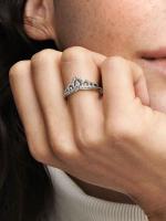 Pandora - Anillo tiara de cuentes regias - Plata de Lei - details 2
