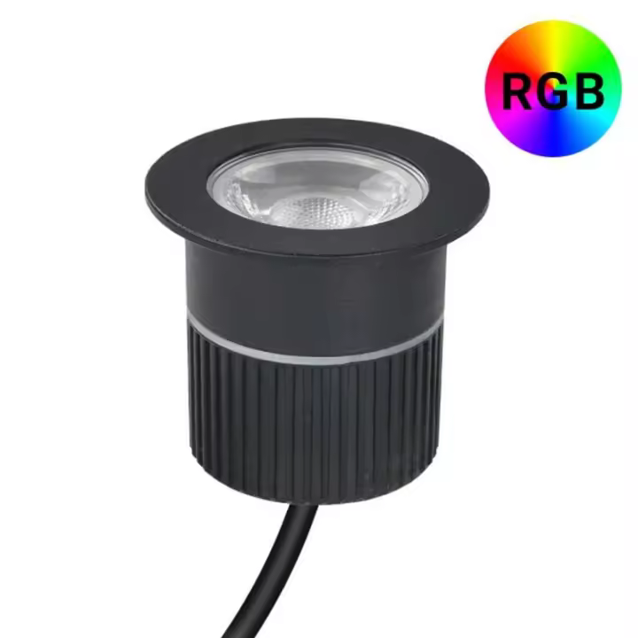Barcelona LED Foco exterior empotrable suelo RGB - 12V DC -9W - IP67 - 1