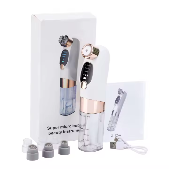 Hailicare Limpiador Facial Eléctrico Recargable USB Para Eliminar Punzones Y Acné Con Succión De Burbujas Pequeñas Para Pores Y Blackheads Herramienta De Limpieza Para Nariz - 1