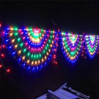 Luces De Hiedra LED Peacock Para Festivales 3.2x0.6M 420 LEDs Red Malla Exterior Decoración De Navidad Y Boda Lámpara De Guirnalda - details 7
