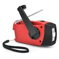 Radio De Meteorología Con Emergencia Solar Manivela De Acrílico FM/AM/NOAA Cargador De Teléfono USB Y Luz De Mano LED 2000mAh - details 6