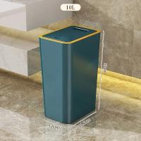 Basurero Ecológico De Plástico Con Diseño De Comprimidor De Tapa Y Espacio Ahorrador Para Baño Y Cocina Resistente Al Agua - details 2