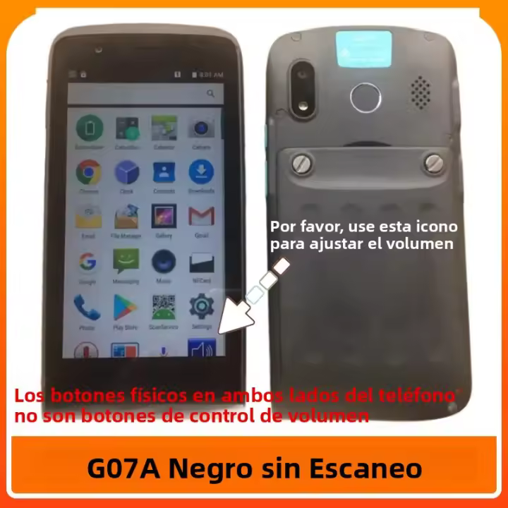 Smartphone G07A NFC 4G LTE De 5.0" Con 2GB RAM 16GB ROM Carga Inalámbrica Dedo De Pulgar Android 6.0 8.0MP 4000mAh Resistente - 1