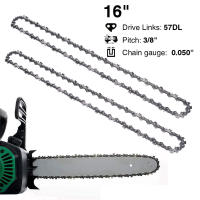 Cadena De Motosierra 16'' 3/8LP Para Motosierra Eléctrica Con Enlace De Empuje 55/57 Cadena De Sierta Semi Chisel Para Herramientas De Jardín - details 1