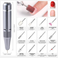 Máquina De Uñas Eléctrica Portátil Profesional 40000RPM Recargable Bajo Ruido Para Manicura Y Peluquería De Perros Herramienta De Esmeriladora De Uñas - details 15