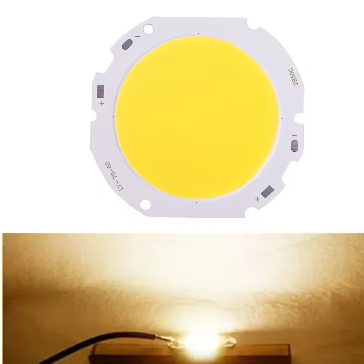 Luz De Foco LED COB De Alta Potencia 50W Chip De Luz 7660 DC30V-150V Luz Baja Fría 5000LM Para Bombillas LED De Inundación DIY - 1