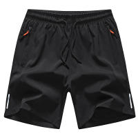 Shorts De Verano Para Hombres En Seda De Hielo Deportiva Secado Rápido Pantalones Casuales De Playa Exterior Libre Talla Verdadera - details 0