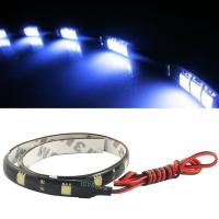 2pcs Luz Flexible LED Adhesiva Autocollante 30cm 15 LEDs Impermeable Para Decoración De Coche Y Hogar Multicolor - details 6