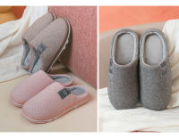 Nuevos Pantuflas De Algodón Para Hombre Invierno Calor Familiar Pantuflas Suaves No Especiales Para Interior Antideslizantes Moda Casual Zapatos Para Adulto - details 6