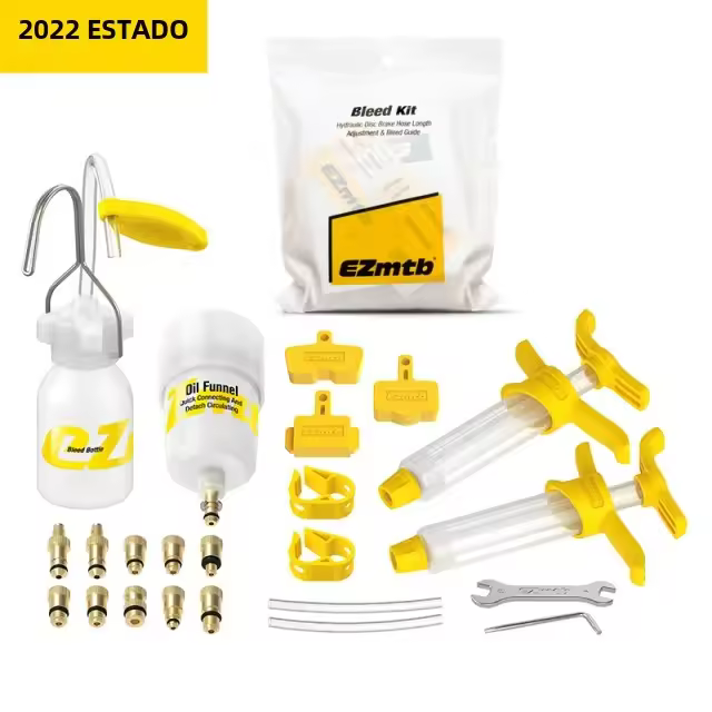 Kit De Reparación De Frenos De Disco Para Bicicleta Ezmtb Herramienta De Sangrado De Aceite Para SHIMANO SRAM Avid MAGURA Serie MTB Carretera - 1