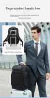 Bolsa De Negocios Multifuncional Impermeable Con Cerradura Antirrobo Transpirable Mochila Con Carga USB Gran Capacidad Para Viajes - details 6