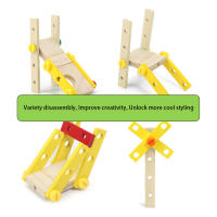 Juego De Juguetes De Carreras Con Tornillos Y Tornillos Montessori Para Niños Edad 3-12 Años Herramientas De Carpintero Simuladas Set De Puzzle Educativo - details 7